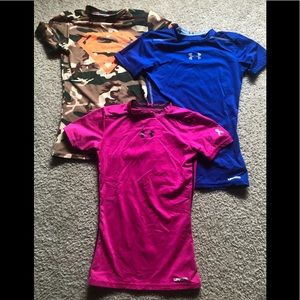 Youth small Underarmour fitted shirts